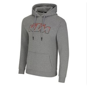 KTM Racing ESSENTIAL HOODIE LIGHT GRAY GREY Size Large